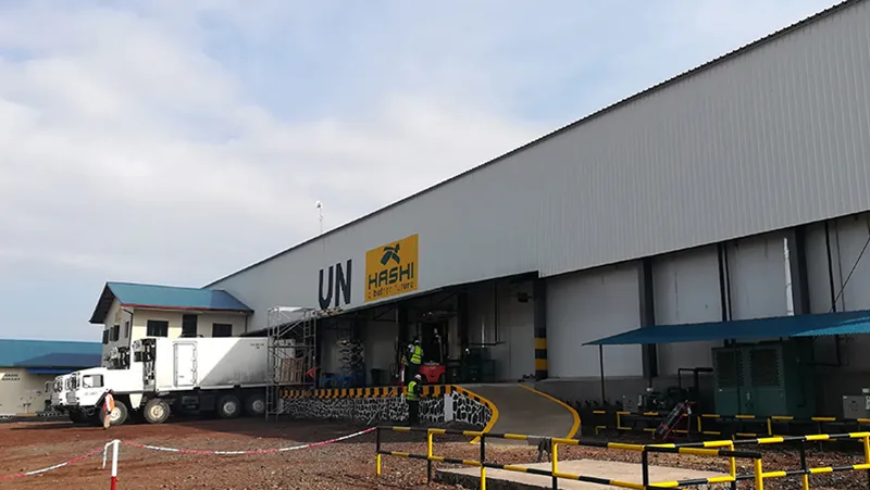 Logistik Cold Storage UN, Republik CONGO