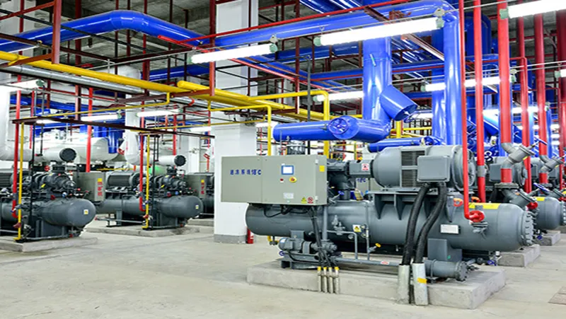 Ruang Mesin Proyek Pengolahan Ayam Beidahuang, China