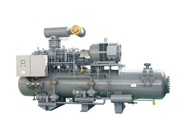 Unit Kompresor Sekrup Refrigerasi Tipe Terbuka Dua Tahap