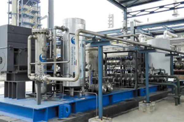 Kompresi dan likuifikasi gas buang industri kimia batubara – 100.000 ton CO₂ food-grade