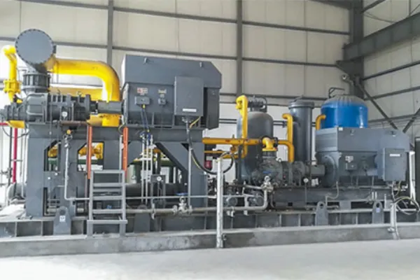 Proyek pemulihan CO₂ dari proses sintesis amonia.